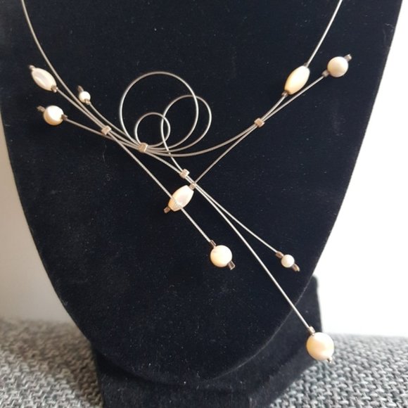 Handmade wire necklace - Picture 5 of 5